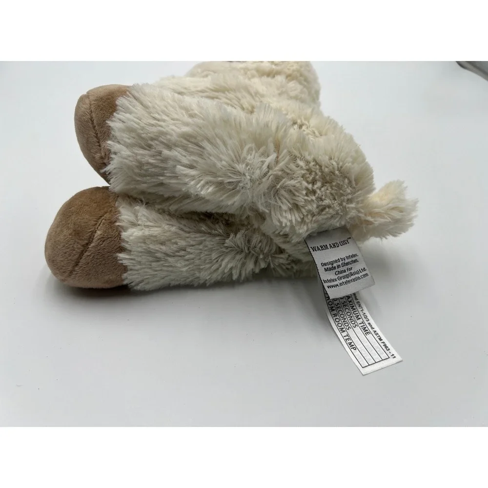 Warmies Microwaveable‎ Plush Puppy Dog Cream Brown Weighted Lavender Scented 10